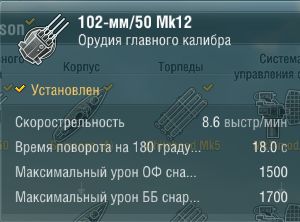 Характеристики